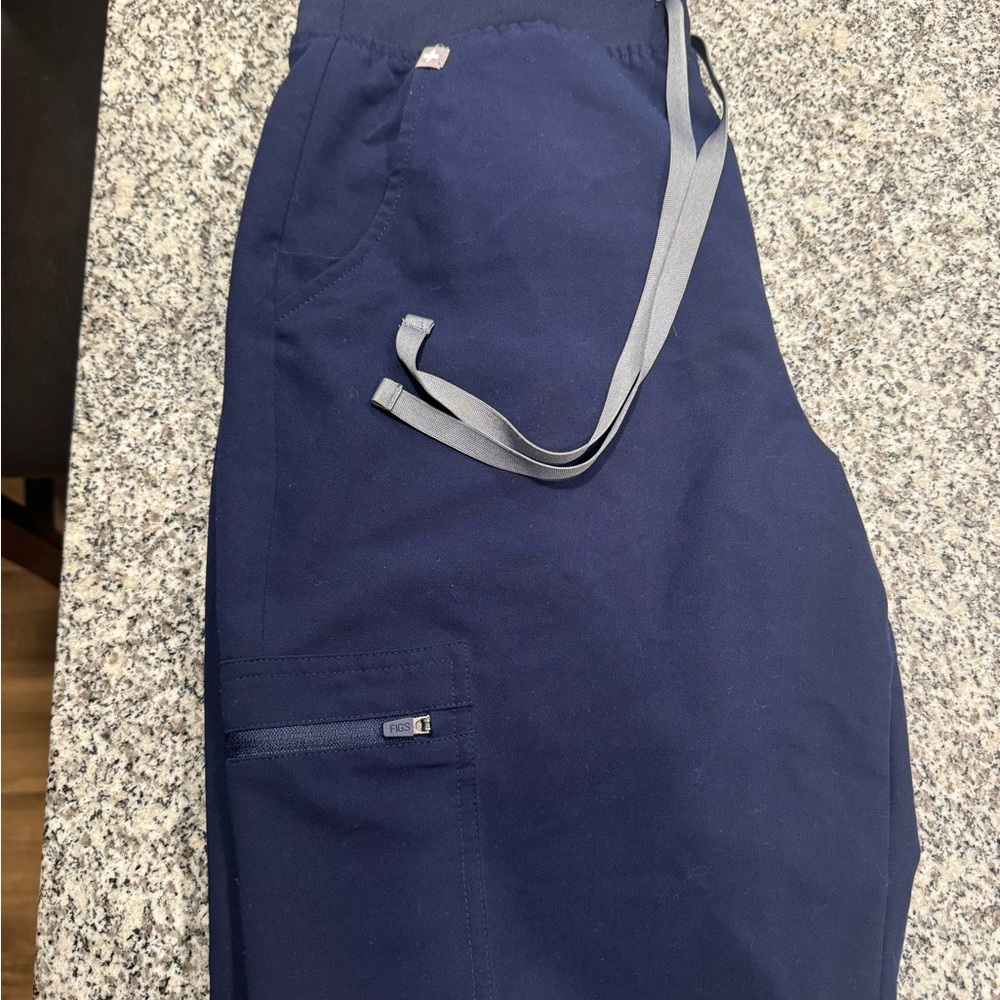 Figs Blue Athletic Shorts Sweatpants